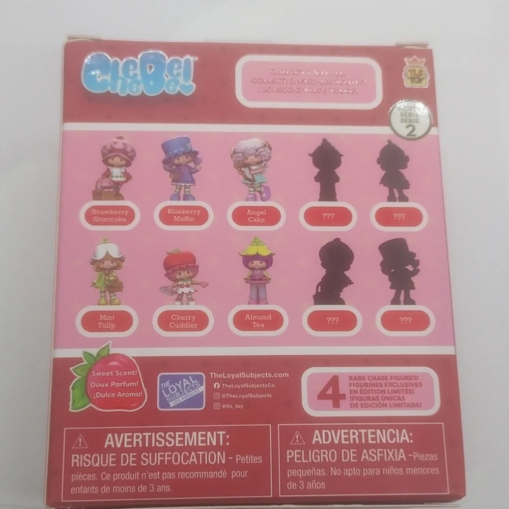 NIB Mint Tulip Chase Cheebee Strawberry Shortcake series‎ 2 Rare Chase figure